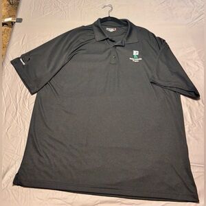 SPORT-TEK Men's Black Jersey Polo OXY ELK HILLS 2011 Logo Short Sleeve Top 2XL
